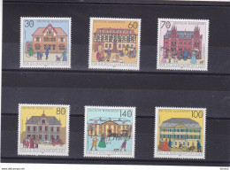 ALLEMAGNE 1991 BUREAUX DE POSTE Yvert 1395-1400, Michel 1563-1568 NEUF** MNH Cote :yv 15 Euros - Unused Stamps