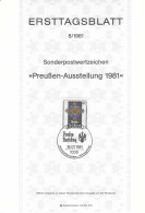 Fiche 1e Jour 15 X 21 Cm ALLEMAGNE BERLIN N° 609 Y & T - 1st Day – FDC (sheets)