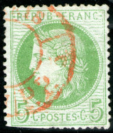 France,1871,Ceres 5c.,Y&T#42b.-cancel: Used As Scan - 1871-1875 Ceres