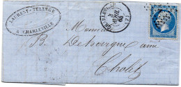Ardennes - LAC Affr N° 22 Obl PCduGC 898 - Tàd Type 15 Charleville - 1849-1876: Période Classique