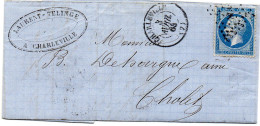 Ardennes - LAC Affr N° 22 Obl PCduGC 898 - Tàd Type 15 Charleville - 1849-1876: Classic Period