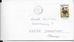 Tunisie 1996, Lettre De SOUSSE KHEZAMA – Buffle (SN 3040) - Tunisie (1956-...)