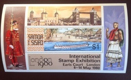 Samoa 1980 London 80 Minisheet MNH - Samoa (Staat)