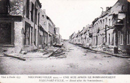 NIEUPORT BAINS - NIEUWPOORT -1915. - Une Rue Après Le Bombardement - Nieuwpoort