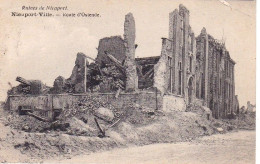 NIEUPORT BAINS - NIEUWPOORT - Ruines Route D'Ostende - Nieuwpoort