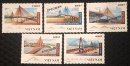 Viet Nam Vietnam MNH Specimen Stamps 2019 : Vietnamese Bridges / Bridge (Ms1110) - Viêt-Nam
