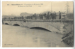 CPA 52 SAINT-DIZIER L' Inondation Du 20 Janvier 1910 - La Marne Au Pont Neuf - Saint Dizier