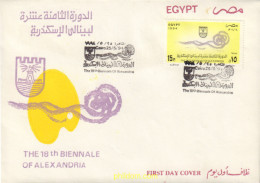 368991 MNH EGIPTO 1994 XVIII BIENAL DE ALEJANDRÍA - Voorfilatelie