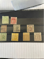 Old German States, Hamburg, 9 Stamps, O, Cat. Value 300, Desired Revenue Min. 30 Euro - Hambourg