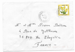 Tunisie 1997, Lettre Avec Timbre Fleurs Seul (SN 3046) - Tunesien (1956-...)