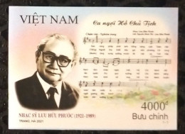 Vietnam Viet Nam MNH Imperf Stamp 2021 : 100th Birth Anniverary Of Luu Huu Phuoc, Musician / Music (Ms1148) - Viêt-Nam