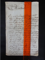 HARELBEKE - Brief Van 'Cavalier Joseph Dumouin' 7 Mei 1794 - Historical Documents