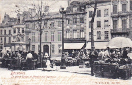 BRUXELLES - Le Grand Sablon Et Le Marché Aux Légumes - Bruxelles-ville