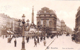 BRUXELLES -  La Place De Brouckere - Monuments, édifices