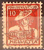 Schweiz Suisse Pro Juventute 1916: Vaudoise Zu WI6 Mi 132 Yv 153 Luxus-Stempel OERLIKON 20.XII.16 (Zumstein CHF 100.00) - Used Stamps
