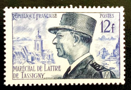 1954 FRANCE N 982 - MARECHAL DE LATTRE DE TASSIGNY - NEUF** - Neufs