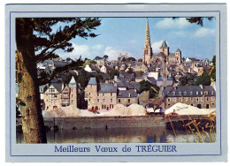 Carte Double - Meilleurs Vœux De TRÉGUIER - Tréguier