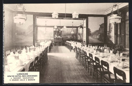 AK Laroche, Grand Hotel Des Ardennes, Grande Salle A Manger  - Autres & Non Classés