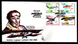 SWA, 1989, Mint F.D.C. Aeroplanes,  Michel Nr(s). FDC 65, Scannr. F4144 - Zuidwest-Afrika (1923-1990)