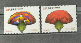 2024 - Angola - MNH - 50 Years Of 25th April Revolution - Joint With Portugal And Cape Verde - 2 Stamps - Angola