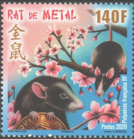 2020 1433 French Polynesia Chinese New Year - Year Of The Rat MNH - Ongebruikt