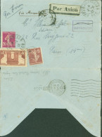 Cachet Marine Beyrouth CAD Poste Aux Armées 3 33 1933 SP 600 = Beyrouth Liban YT France N°258 189 190 - Military Postmarks From 1900 (out Of Wars Periods)