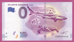 0-Euro VEBP 01 2018  ATLANTIS AQUARIUM - MADRID - Privéproeven