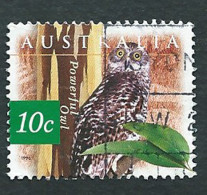 Australia, Australien, Australie 1996; Birds: Powerul Owl. Used. - Búhos, Lechuza