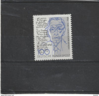 ALLEMAGNE 1992 Bergengruen, écrivain Yvert 1460, Michel 1629 NEUF** MNH Cote 2 Euros - Unused Stamps