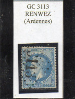 Ardennes - N° 29B Déf Obl GC 3113 Renwez - 1863-1870 Napoleon III With Laurels