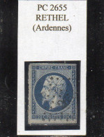Ardennes - N°14Aa (clair) Obl PC 2655 Rethel - 1853-1860 Napoleon III