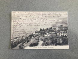 Glion Et Montreux Lac Leman Carte Postale Postcard - Montreux