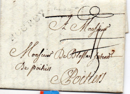 Ardennes - LAC (27/03/1778) Mp Lenain 4 ROCROY Annul° Taxe Et Application Franchise (> Destin° Intendant De Poitiers) - 1801-1848: Précurseurs XIX