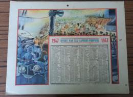 Calendrier Pompiers 1947 - Grand Format : 1961-70