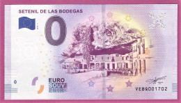 0-Euro VEBQ 01 2018  SETENIL DE LAS BODEGAS - Private Proofs / Unofficial