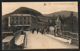 AK Coo, Le Pont Et Grand Hotel De La Cascade  - Altri & Non Classificati