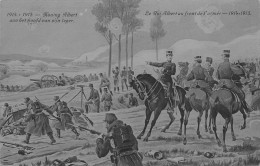 Armée Belge - Le Roi Albert Au Front De L'Armée - War 1914-18
