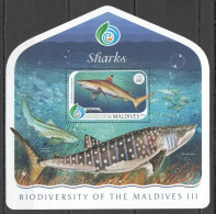 Maldives - 2018 - Fishes: Shark - Yv Bf 1178 - Poissons