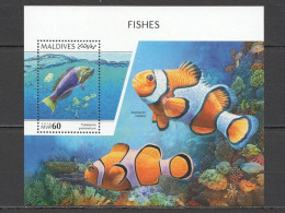 Maldives - 2018 - Fishes - Yv Bf 1242 - Fishes