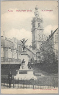 CPA CARTE POSTALE BELGIQUE  MONS MONUMENT DOLEZ ET LE BEFFROI 1909 - Autres & Non Classés