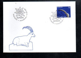 SUISSE FDC 1999 EUROPA _ CHAMOIS - 1999