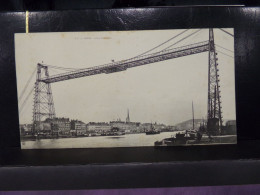 29 . CARTE PANORAMA . ROUEN . LE PONT TRANSBORDEUR  . GRAND FORMAT . 28 X 15 . - Rouen