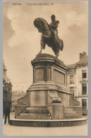 CPA CARTE POSTALE BELGIQUE  ANVERS STATUE LEOPOLD 1er  1907 - Autres & Non Classés