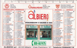 Calendarietto - Alch - Erboristeria - Giarre - Catania - Anno 2004 - Tamaño Pequeño : 2001-...