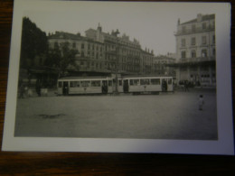 Photographie - Valence (26) - Tramway  - Ligne St Saint Péray - Grand Café De France - 1936 - SUP (HY 12) - Valence