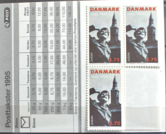 DANEMARK 1995 " MARKENHEFT EUROPA " Michelnr MH 1100/1101 Sehr Schon Postfrisch € 15,00 - Carnets