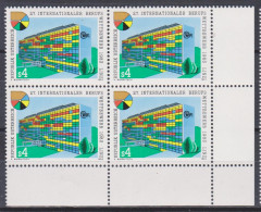 1983 , Mi 1747 ** (4) - 4er Block Postfrisch -  Internationaler Berufswettbewerb , Linz - Ungebraucht