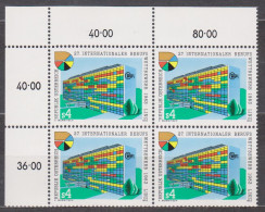 1983 , Mi 1747 ** (5) - 4er Block Postfrisch -  Internationaler Berufswettbewerb , Linz - Nuovi