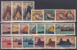 NLLE CALEDONIE SERIE N° 259/277 NEUFS ** GOMME OU GOMME COLONIALE SANS CHARNIERE - Unused Stamps