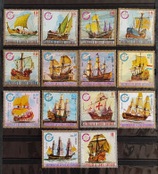 CONQUISTA DE LOS MARES - SERIE DE 14 VALORES-MICHEL650/63 -B191 B192 B194 B194 MNH** - Ships